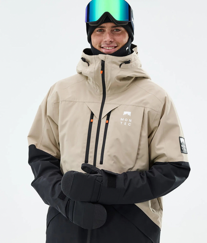 Arch Veste de ski pour homme – Sable / Noir