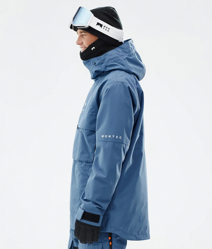 Dune Veste de ski pour homme – Bleu acier