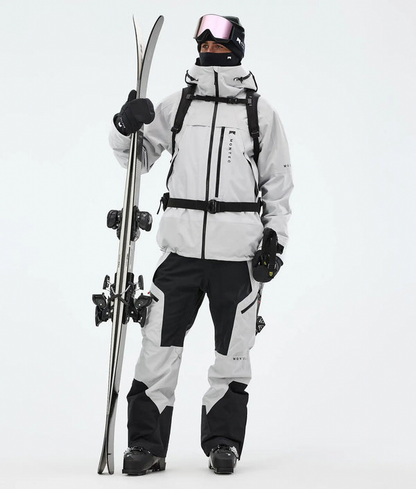 Oracle Veste de ski pour homme – Gris clair