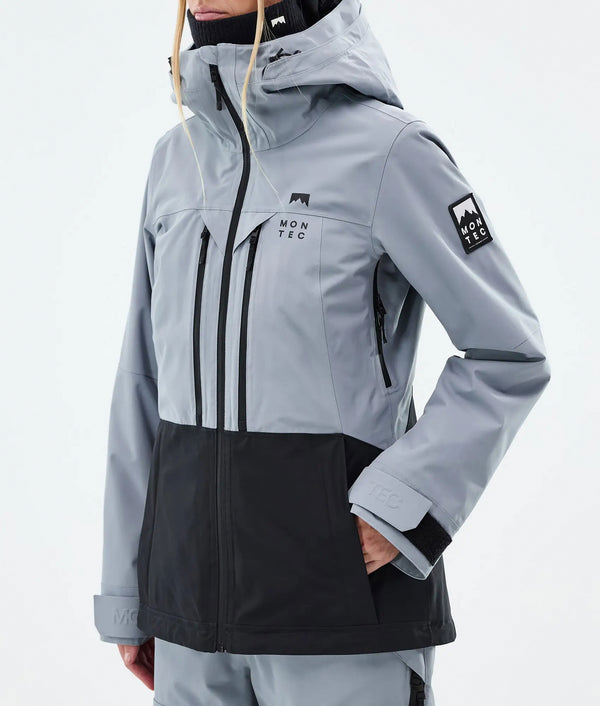 Moss W Veste de ski pour femme – Bleu doux / Noir