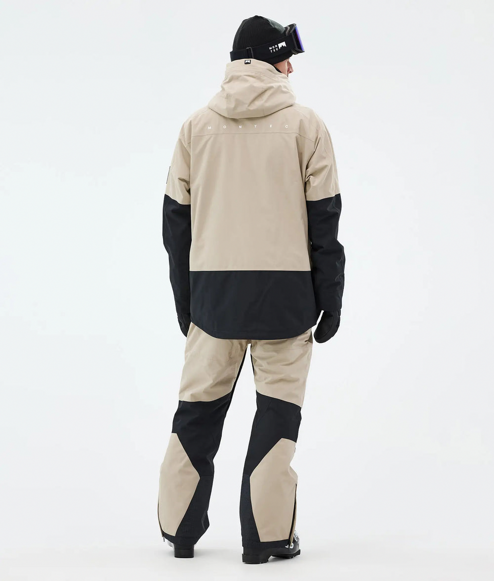 Arch Veste de ski pour homme – Sable / Noir