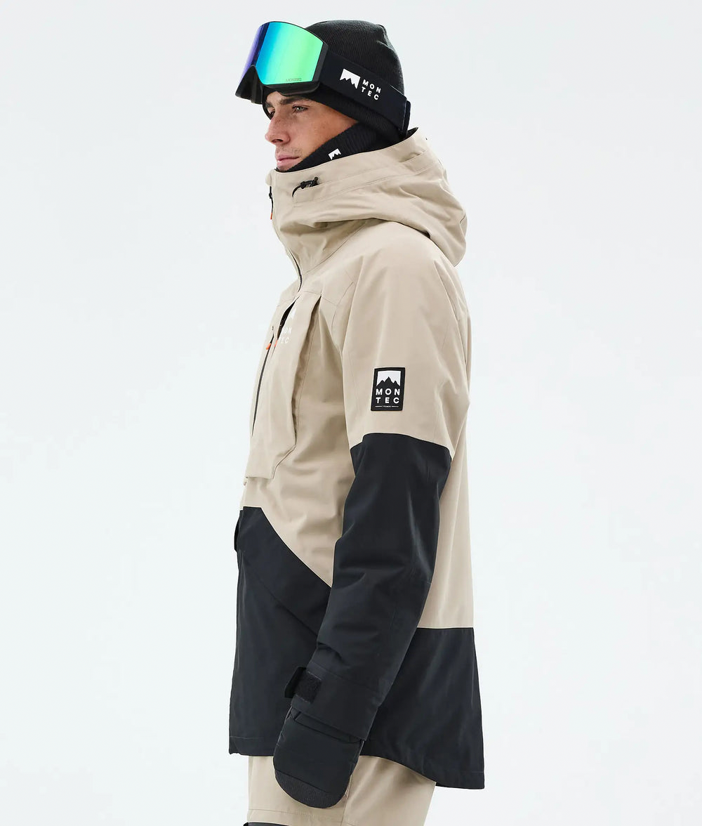 Arch Veste de ski pour homme – Sable / Noir