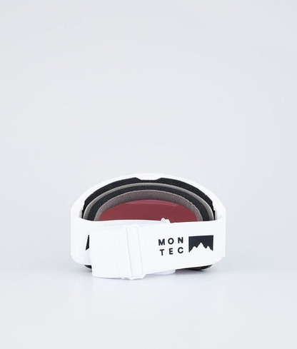 Masque De Ski – Noir Avec Écran Miroir Bleu Lune