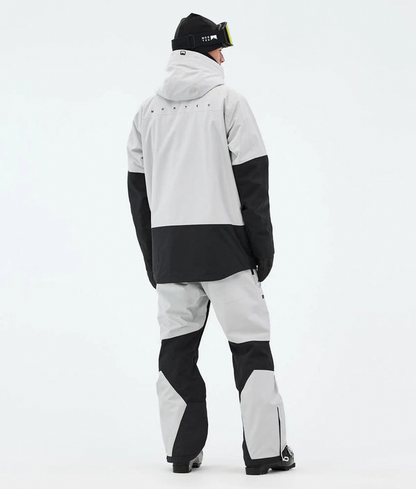 Arch Veste de ski pour homme – Gris clair / Noir