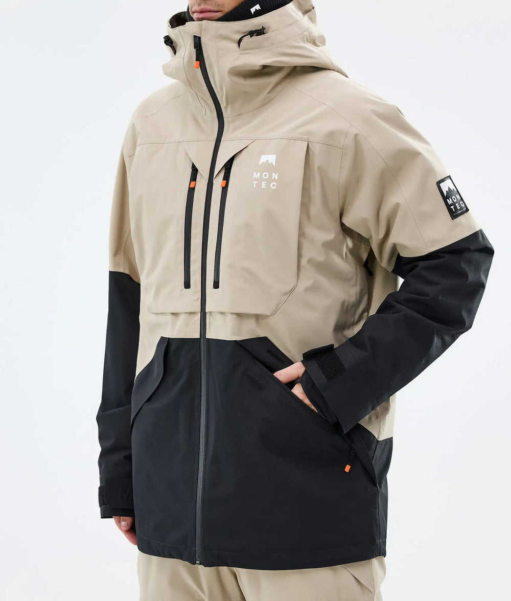 Arch Veste de ski pour homme – Sable / Noir