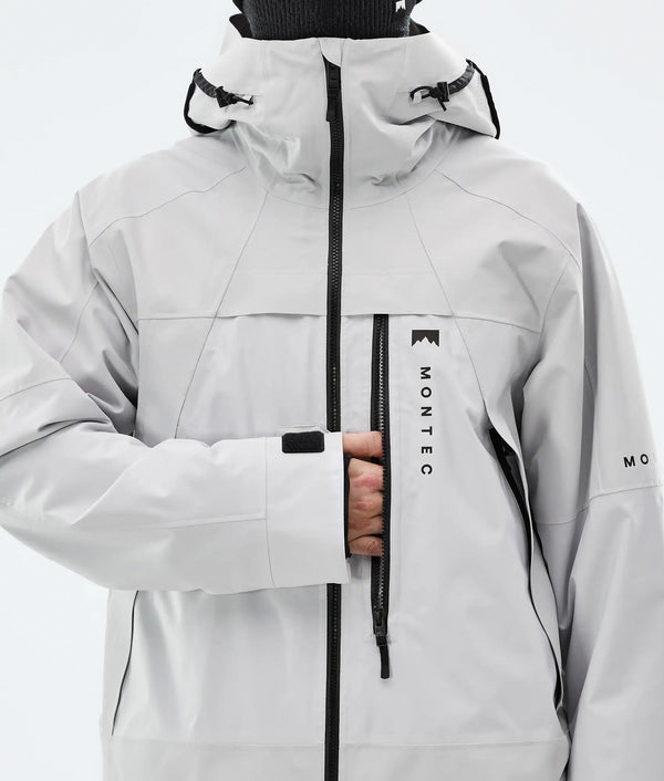 Oracle Veste de ski pour homme – Gris clair