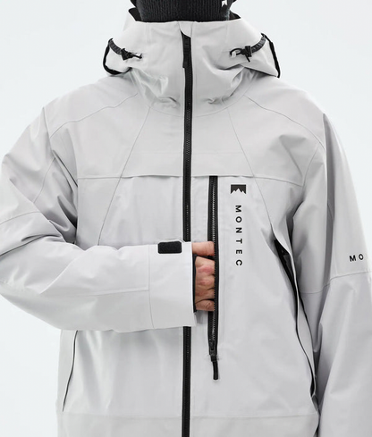 Oracle Veste de ski pour homme – Gris clair